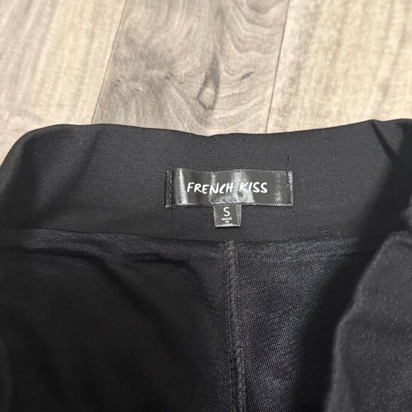 Dolls Kill French Kiss black pleated mini skirt with shorts - Picture 5 of 7